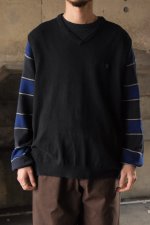 画像1: CHAPS cotton knit vest (1)