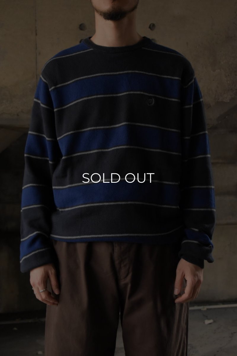 画像1: CHAPS cotton knit sweater (1)