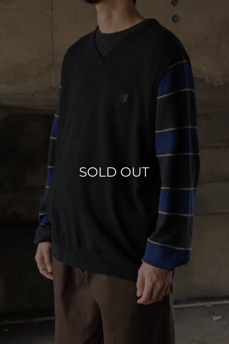 画像2: CHAPS cotton knit vest (2)