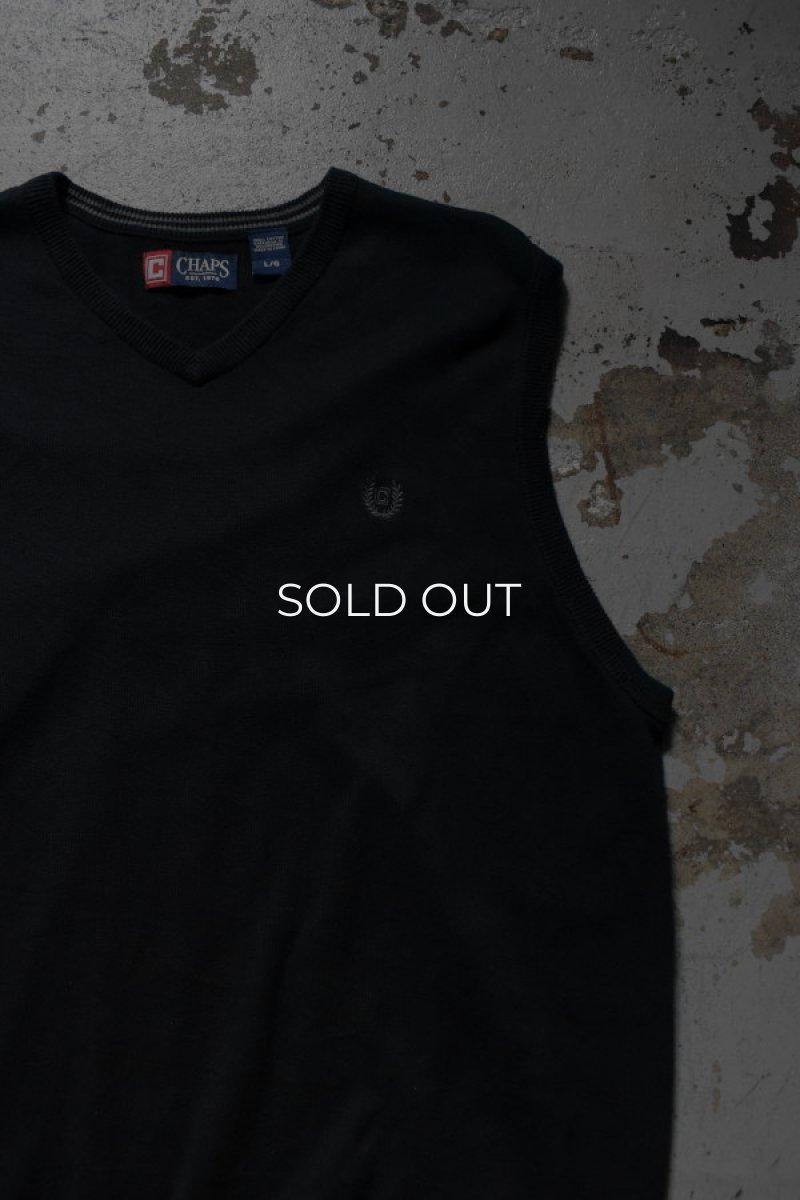 画像5: CHAPS cotton knit vest (5)