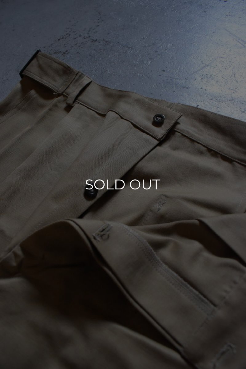 画像9: ITALIAN MILITARY Hospital Work Pants -DEADSTOCK- (9)