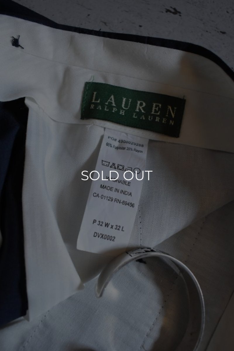 画像8: Lauren 2-tuck slacks -DEAD STOCK- (8)