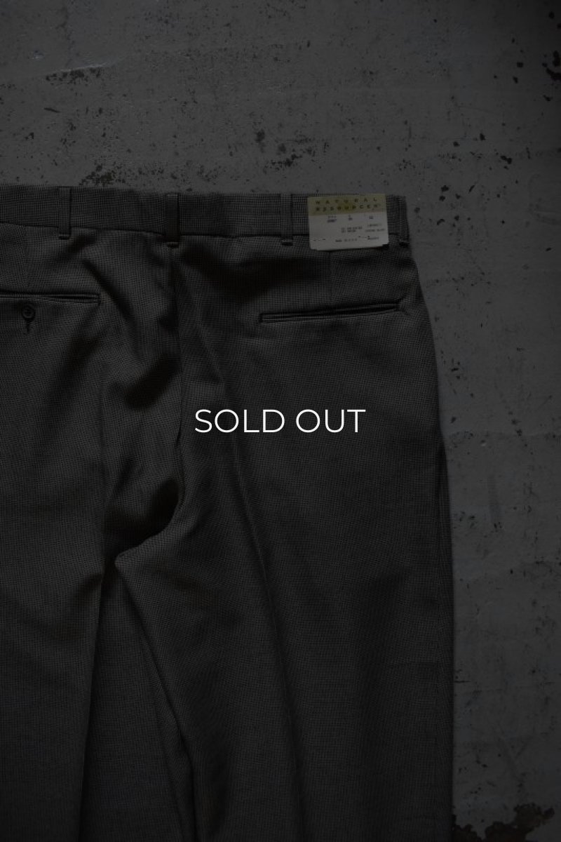 画像12: 2-tuck slacks made in USA -DEAD STOCK- (12)
