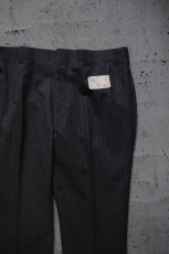 画像4: 80's no tuck slacks  -DEAD STOCK- (4)