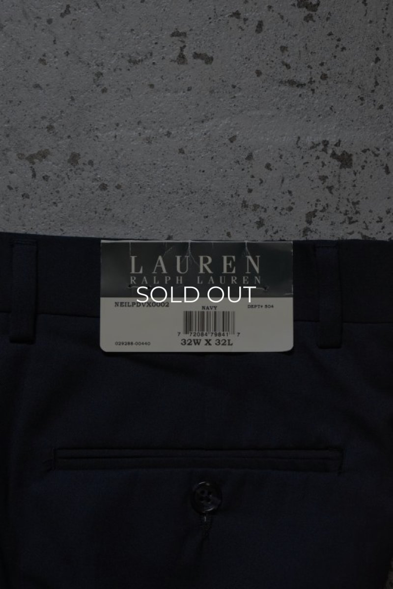 画像1: Lauren 2-tuck slacks -DEAD STOCK- (1)
