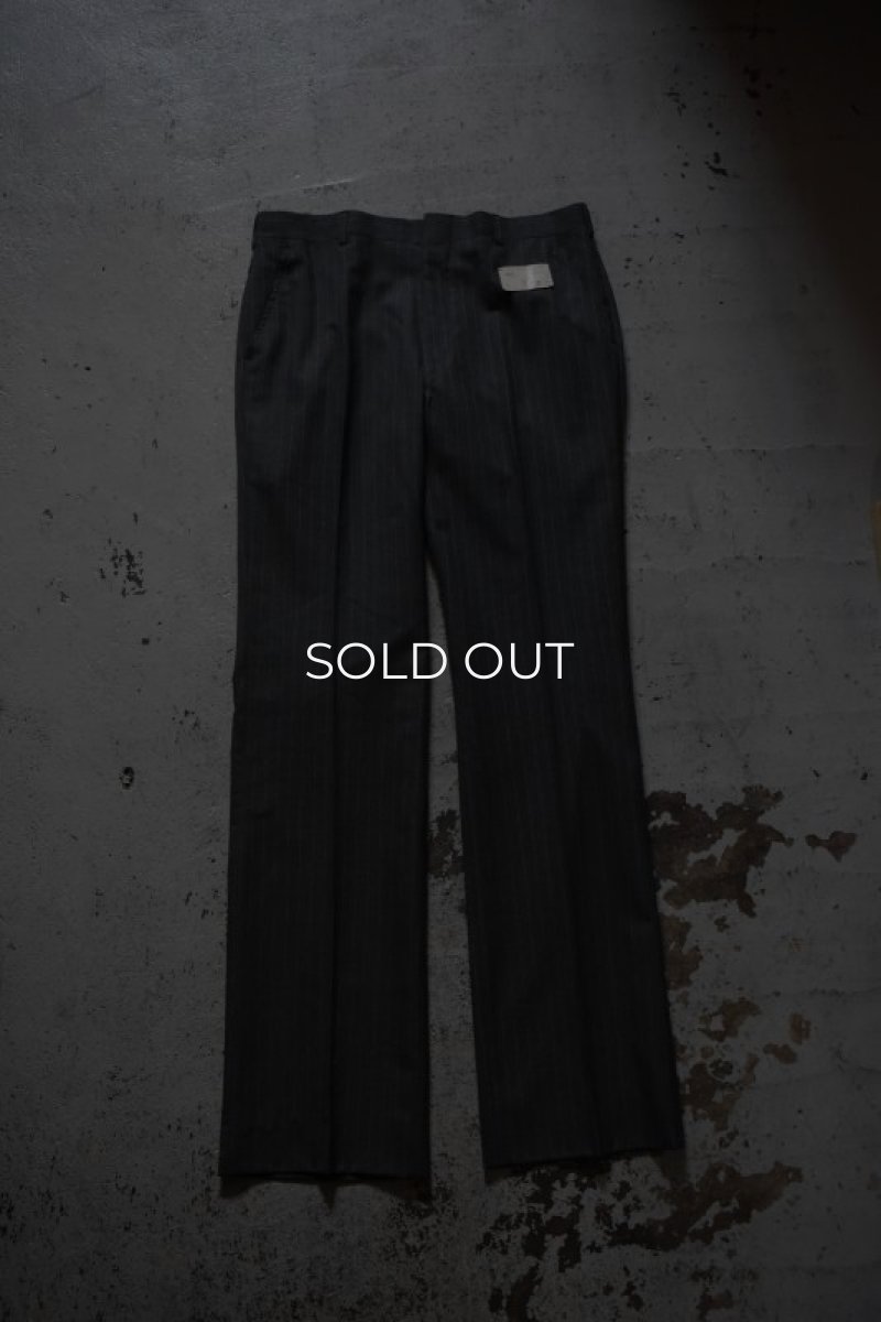 画像3: 80's no tuck slacks  -DEAD STOCK- (3)