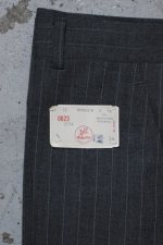 画像1: 80's no tuck slacks  -DEAD STOCK- (1)