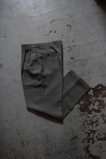 画像2: 2-tuck slacks made in USA -DEAD STOCK- (2)