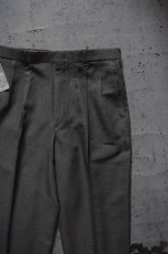 画像4: 2-tuck slacks made in USA -DEAD STOCK- (4)