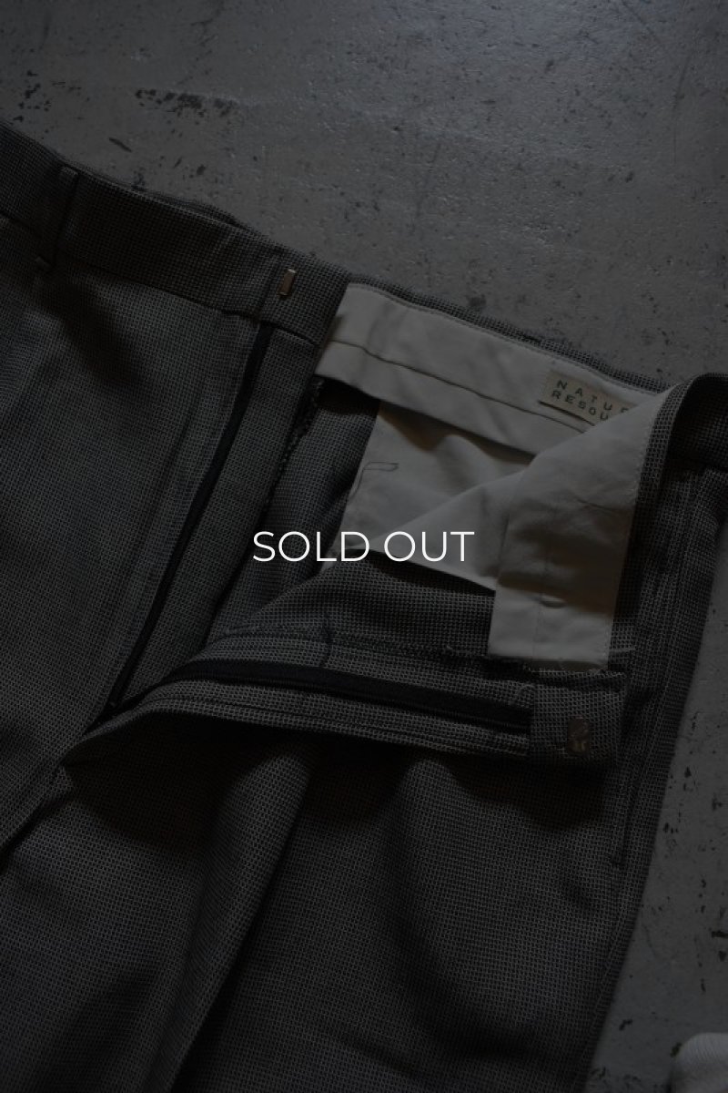 画像7: 2-tuck slacks made in USA -DEAD STOCK- (7)