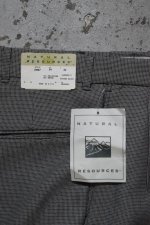 画像1: 2-tuck slacks made in USA -DEAD STOCK- (1)