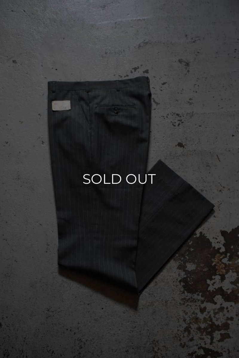 画像2: 80's no tuck slacks  -DEAD STOCK- (2)