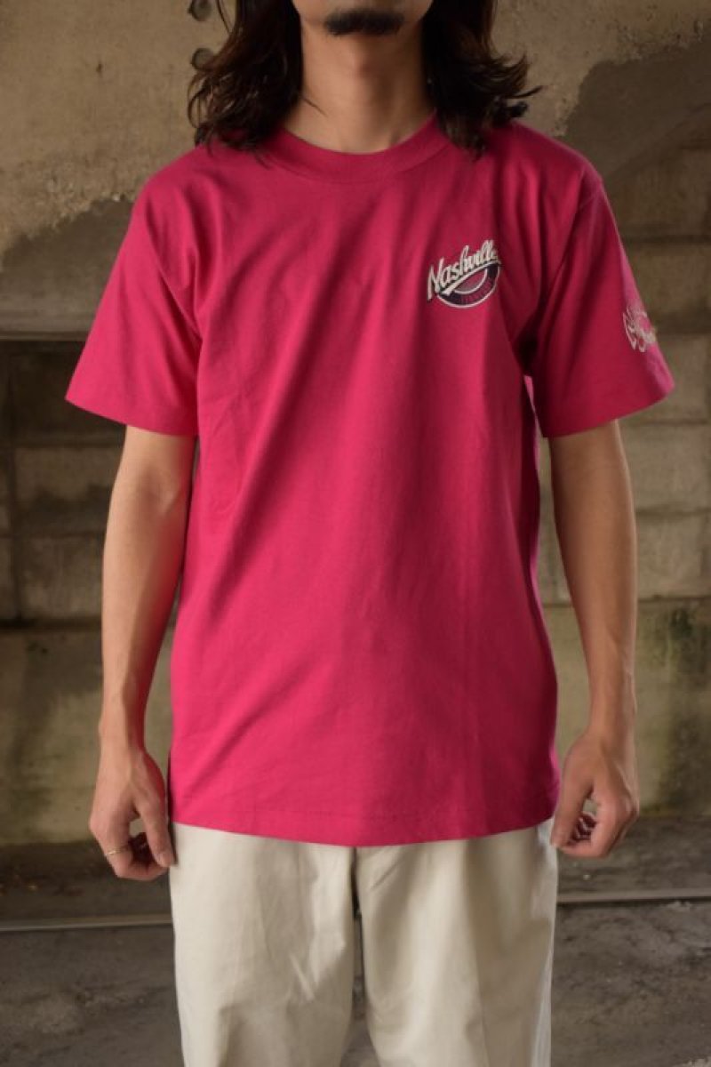 画像1: 90's FRUIT OF THE LOOM S/S print tee (1)