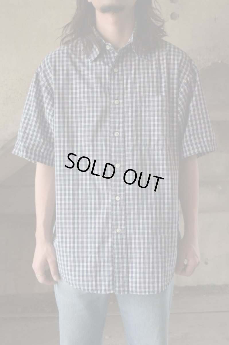 画像1: GAP S/S check BD shirt (1)