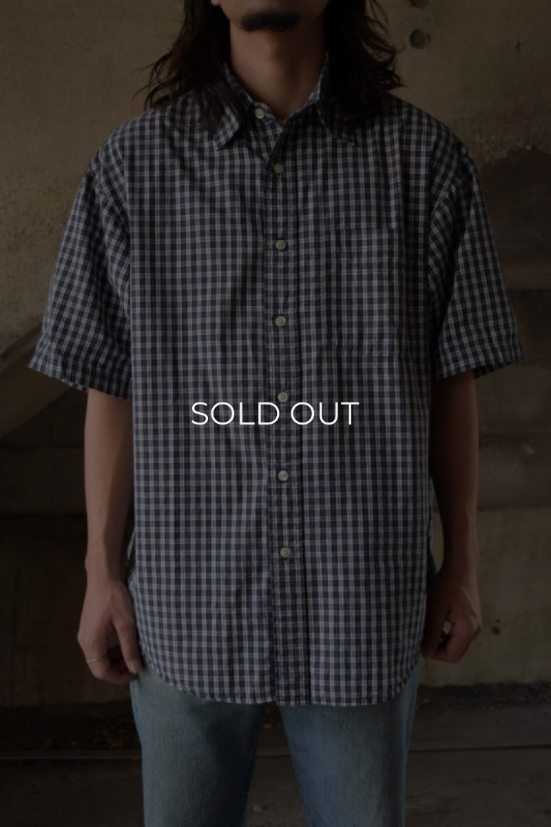 画像1: GAP S/S check BD shirt (1)
