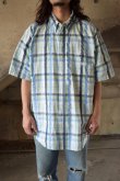 画像1: CHAPS S/S check BD shirt (1)
