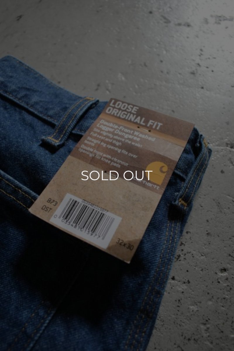 画像11: carhartt Double Front Logger Dungaree  -NEW- (11)