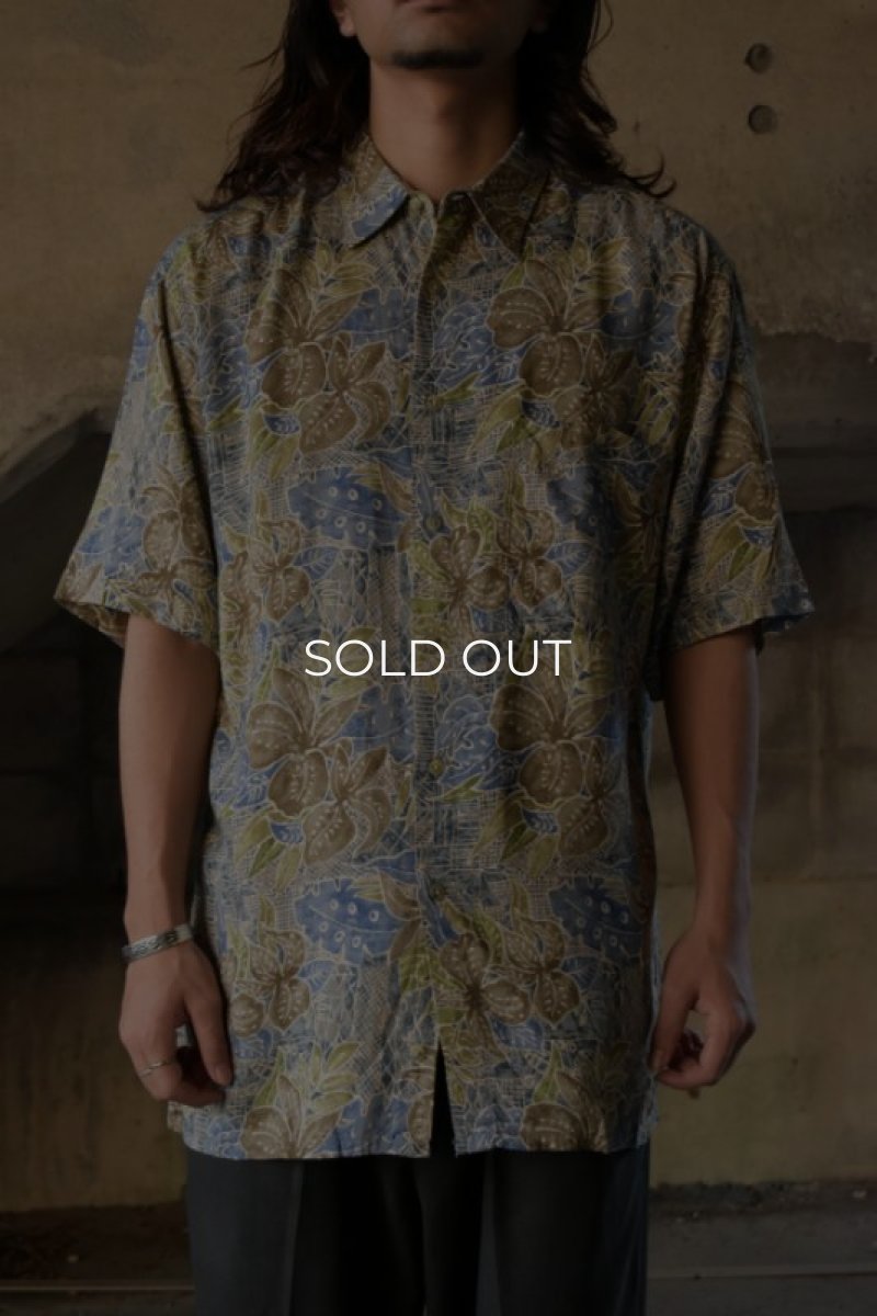 画像1: 80's〜 Pierre Cardin S/S rayon shirt (1)