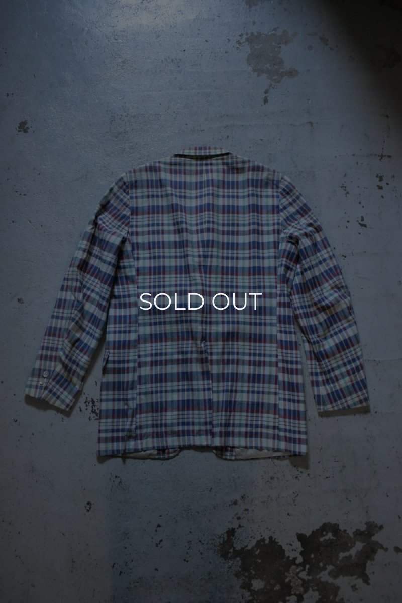 画像15: 80's Brooks Brother madras check tailored jacket (15)