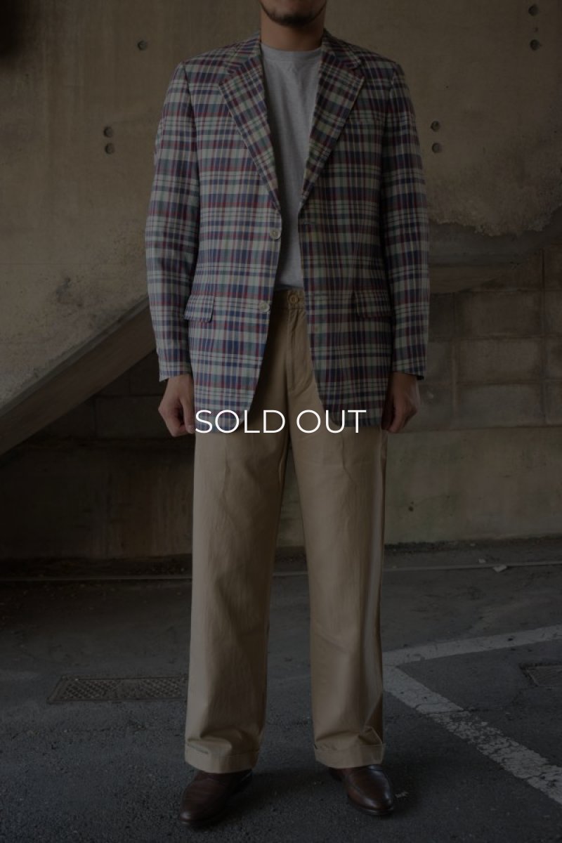 画像4: 80's Brooks Brother madras check tailored jacket (4)