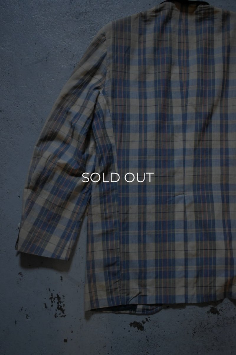 画像18: 60's Bill Winn madras check tailored jacket -DEADSTOCK- (18)