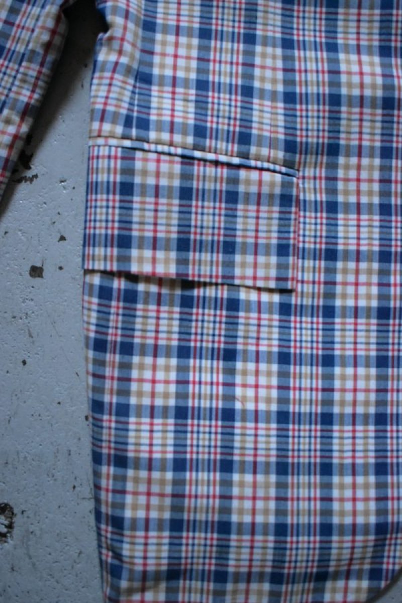 画像12: 70's Garfinckel's madras check tailored jacket (12)