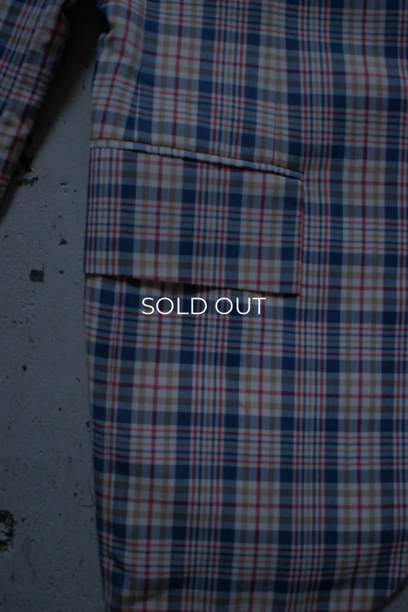画像12: 70's Garfinckel's madras check tailored jacket (12)