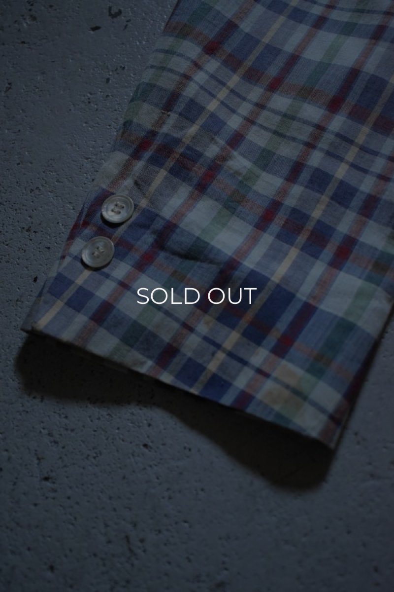 画像11: 80's Brooks Brother madras check tailored jacket (11)