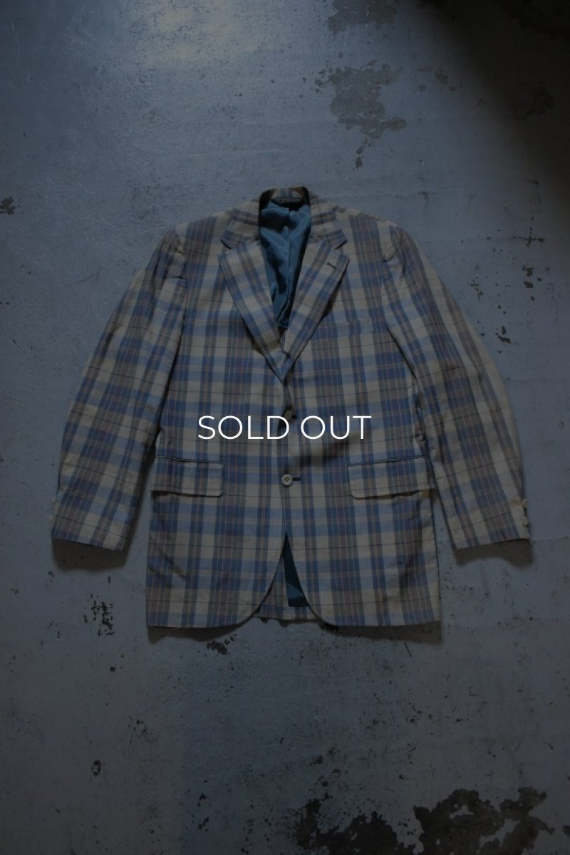 画像5: 60's Bill Winn madras check tailored jacket -DEADSTOCK- (5)