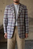 画像1: 80's Brooks Brother madras check tailored jacket (1)