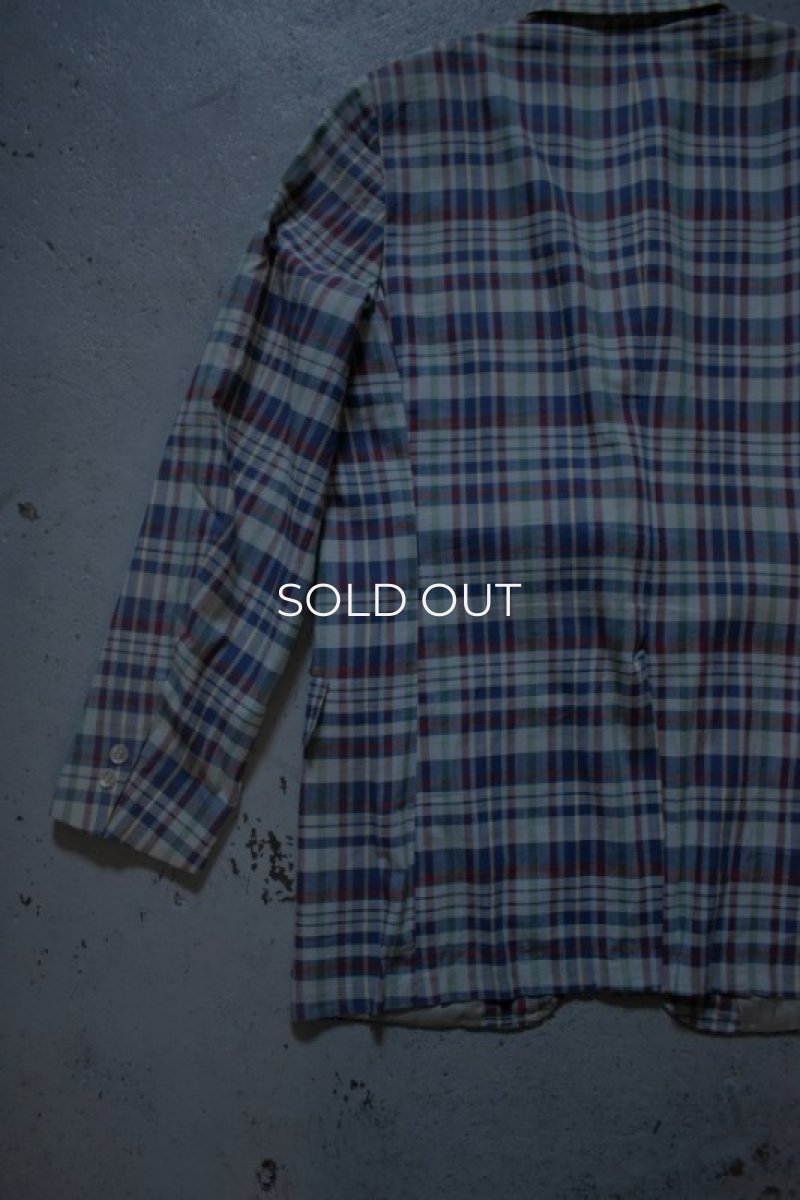 画像17: 80's Brooks Brother madras check tailored jacket (17)
