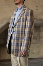 画像2: 60's Bill Winn madras check tailored jacket -DEADSTOCK- (2)