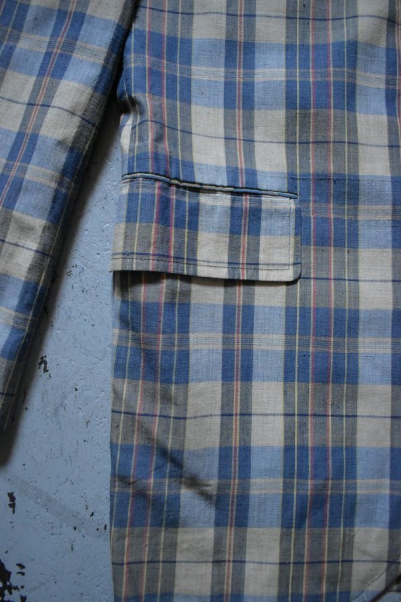 画像12: 60's Bill Winn madras check tailored jacket -DEADSTOCK- (12)