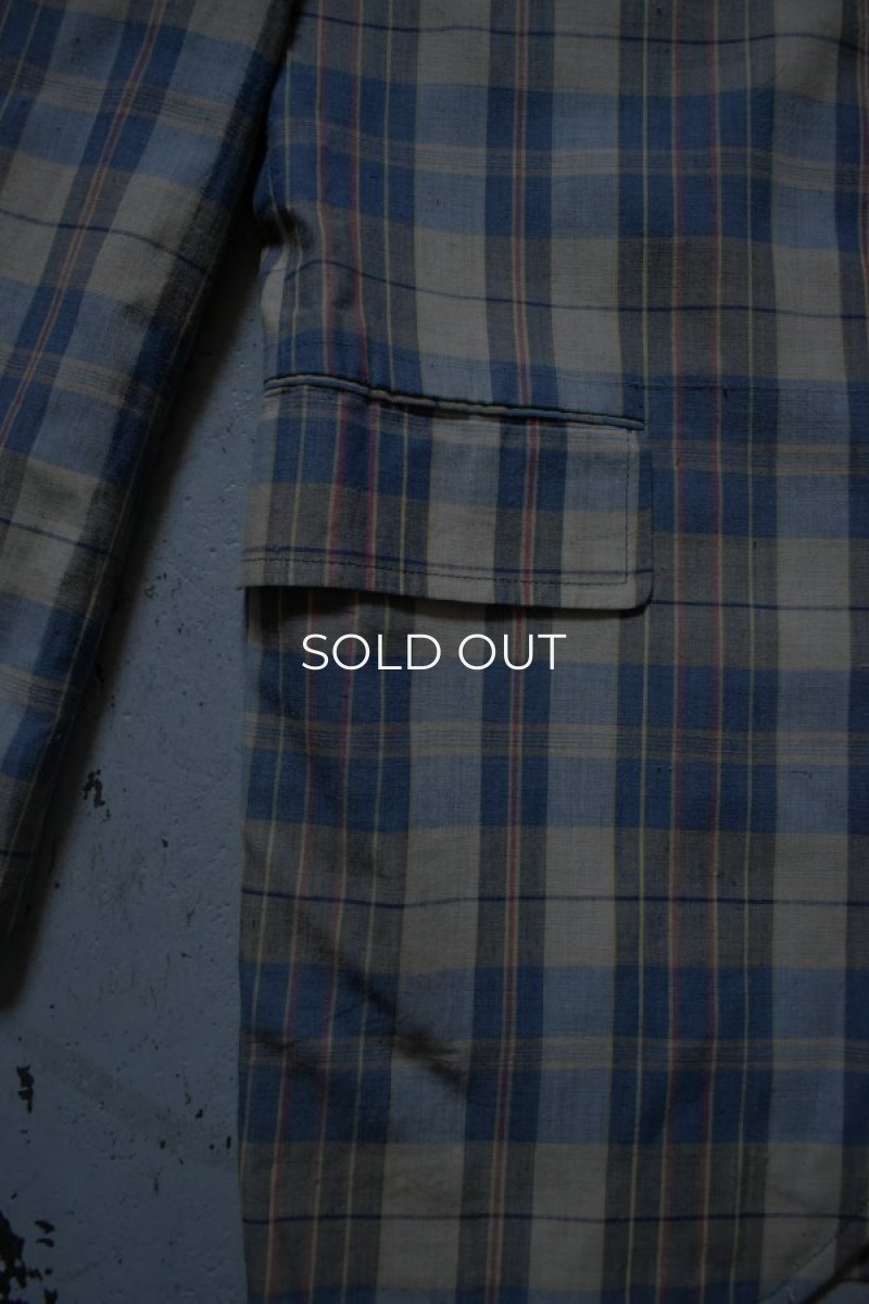 画像12: 60's Bill Winn madras check tailored jacket -DEADSTOCK- (12)