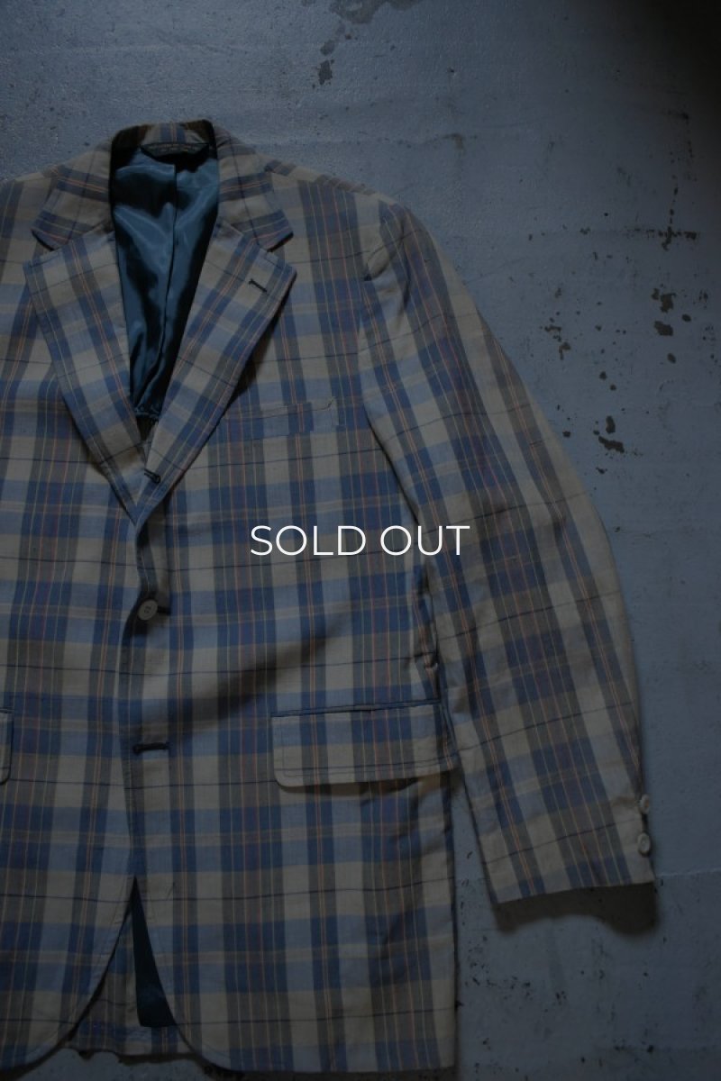 画像6: 60's Bill Winn madras check tailored jacket -DEADSTOCK- (6)