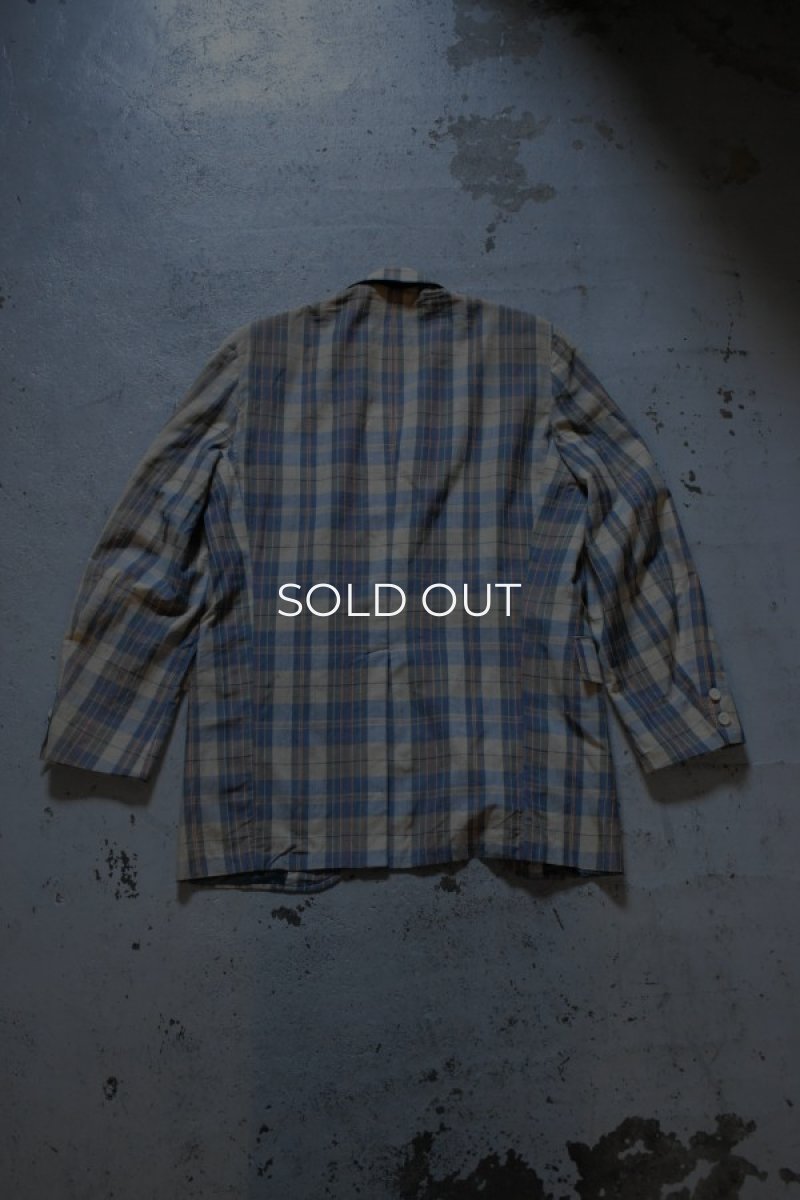 画像16: 60's Bill Winn madras check tailored jacket -DEADSTOCK- (16)