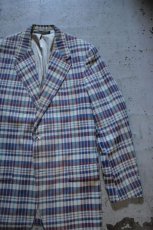 画像6: 80's Brooks Brother madras check tailored jacket (6)