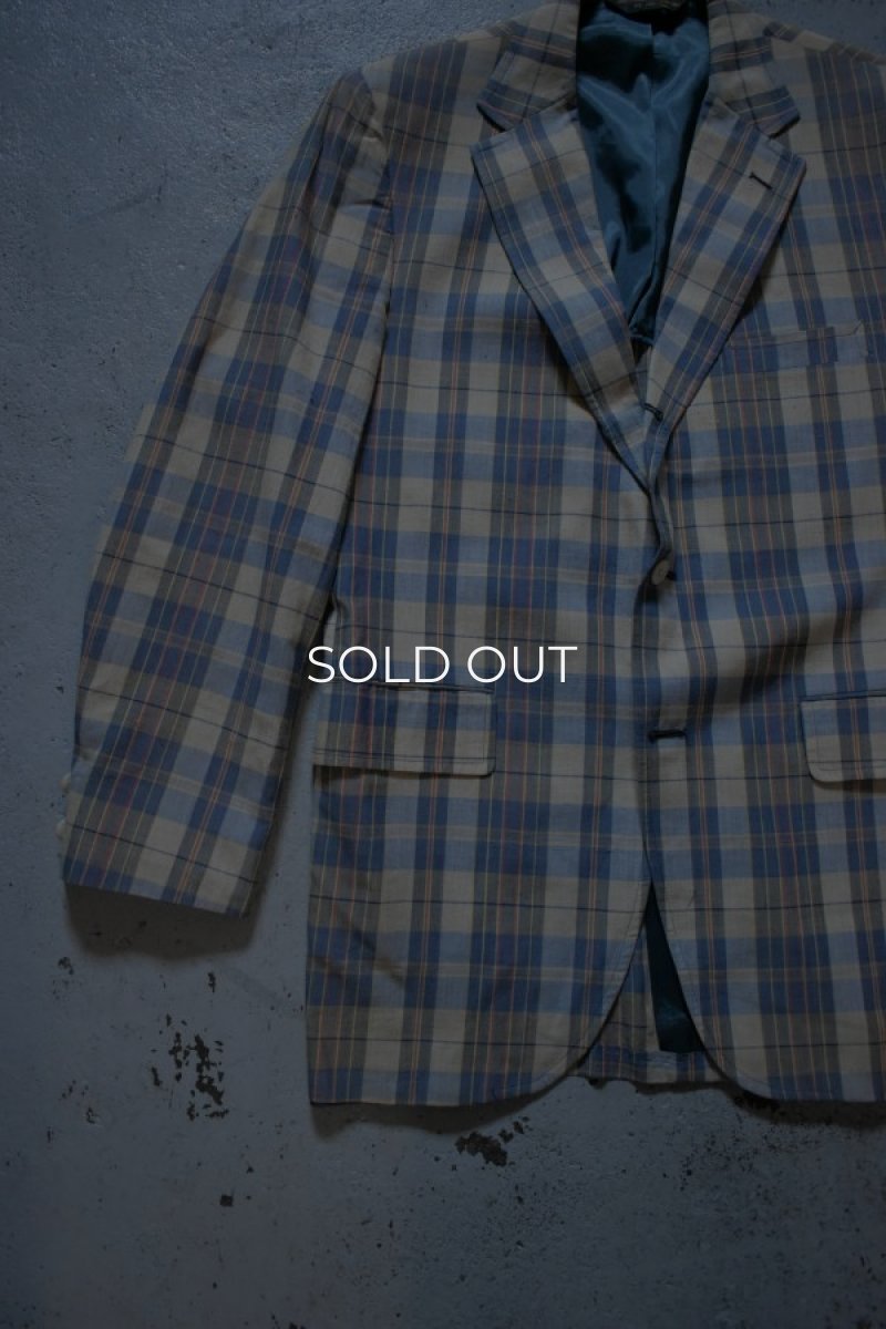 画像7: 60's Bill Winn madras check tailored jacket -DEADSTOCK- (7)