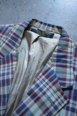 画像8: 80's Brooks Brother madras check tailored jacket (8)