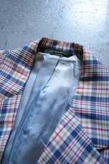 画像8: 70's Garfinckel's madras check tailored jacket (8)
