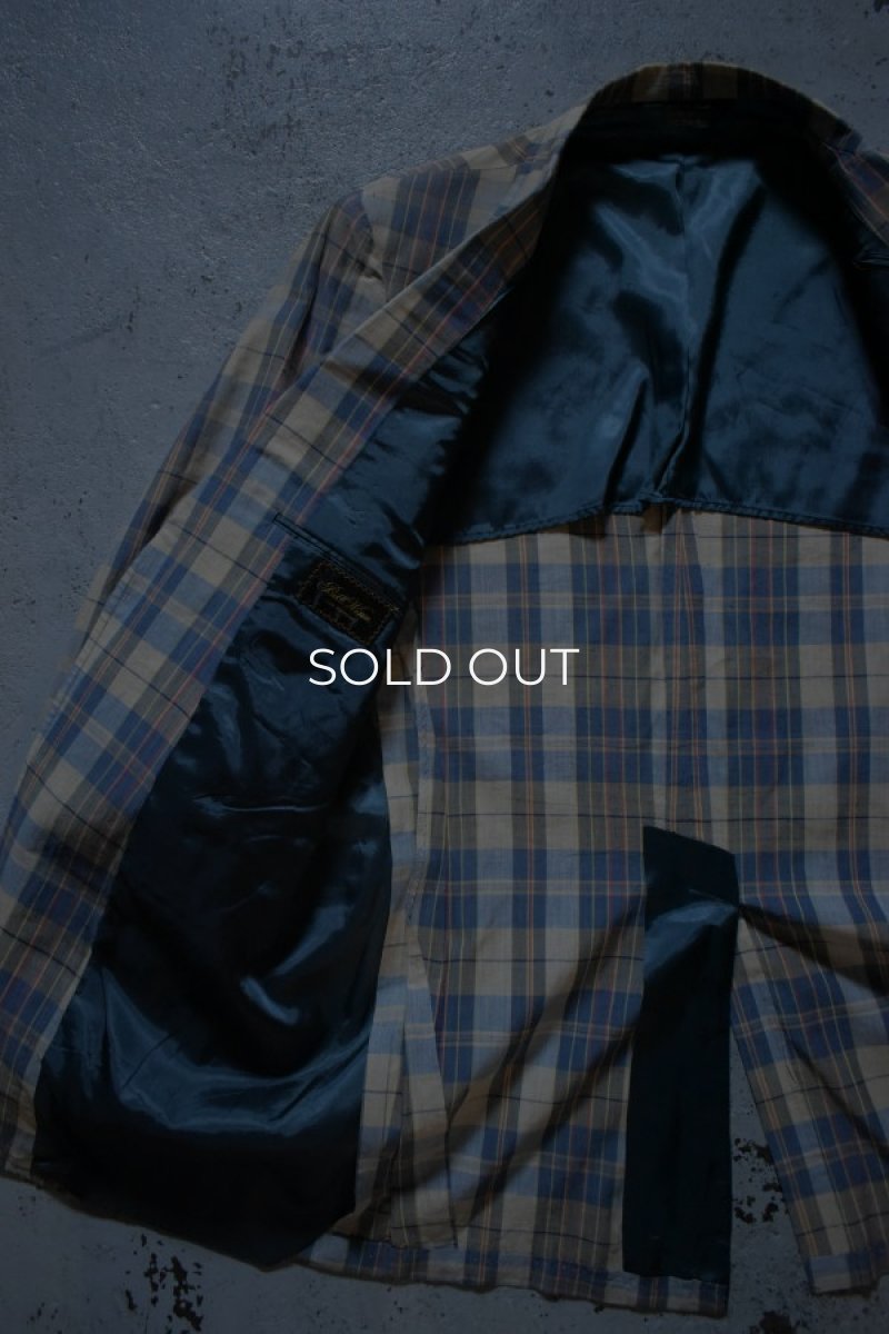 画像13: 60's Bill Winn madras check tailored jacket -DEADSTOCK- (13)