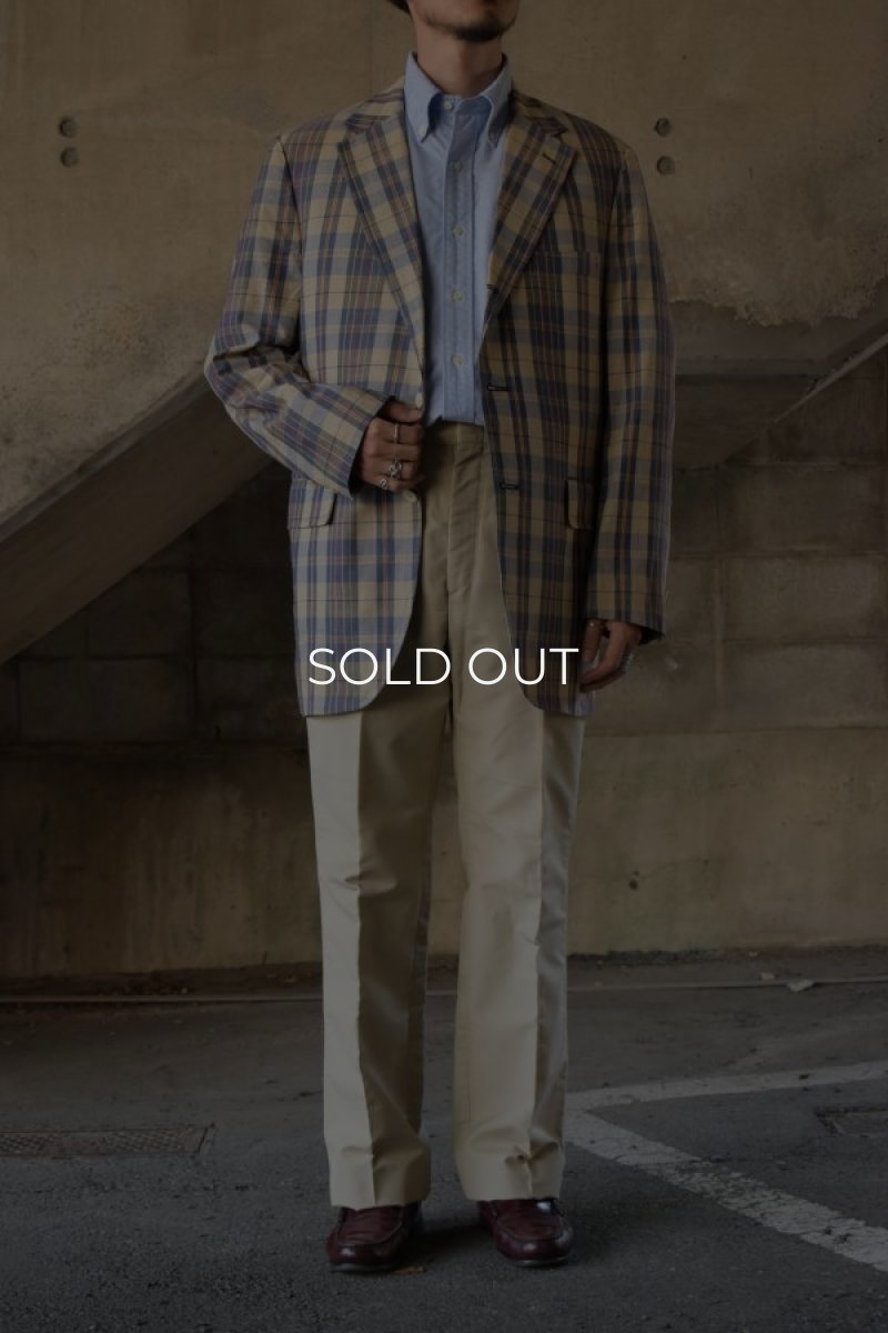 画像4: 60's Bill Winn madras check tailored jacket -DEADSTOCK- (4)