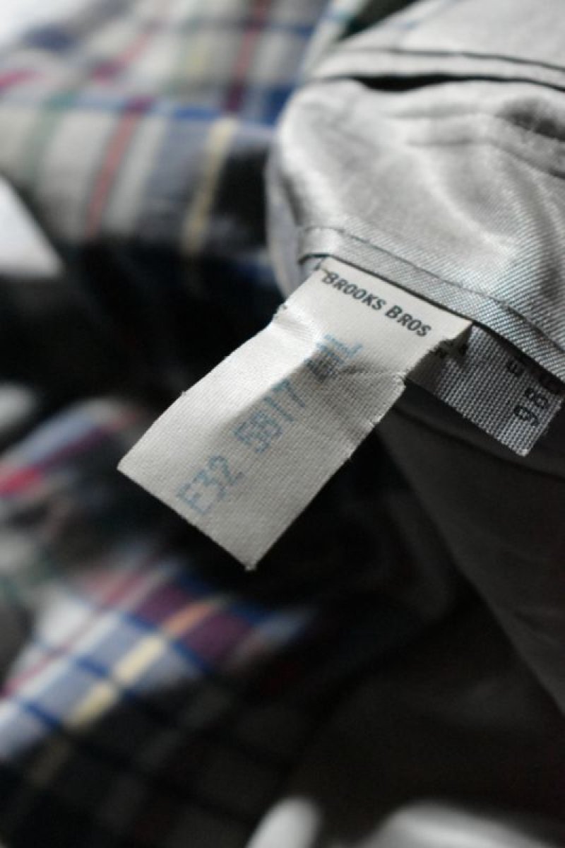 画像14: 80's Brooks Brother madras check tailored jacket (14)