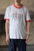 画像1: 80's Hanes S/S ringer tee (1)