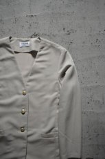 画像6: ALFRED DUNNER no collar easy jacket -made in USA- (6)