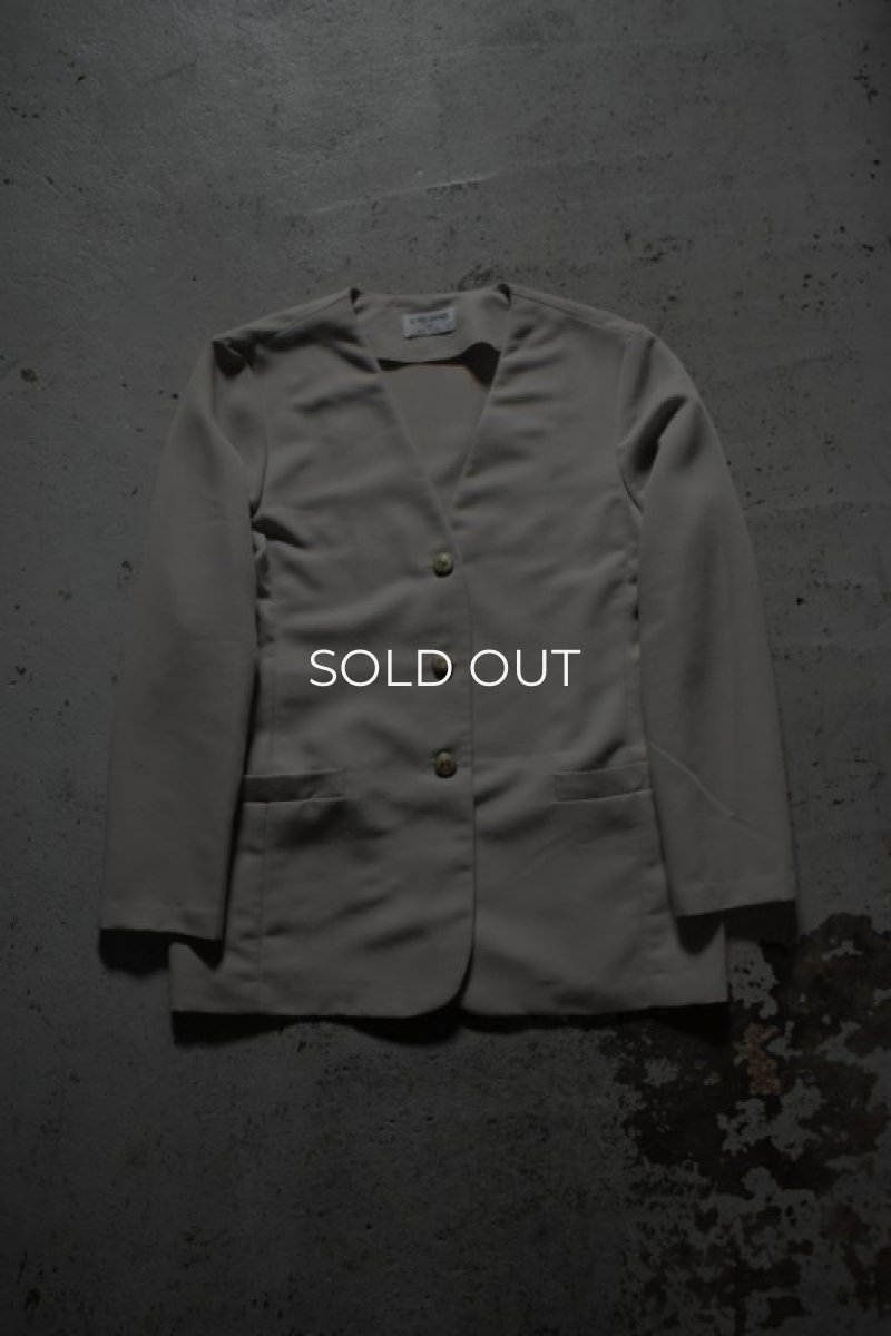 画像5: ALFRED DUNNER no collar easy jacket -made in USA- (5)