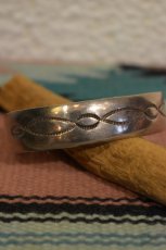 画像3: Indian Jewelry Navajo silver bangle (3)