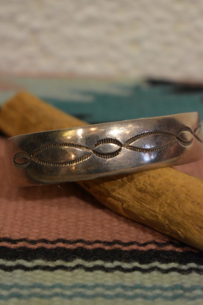 画像3: Indian Jewelry Navajo silver bangle (3)