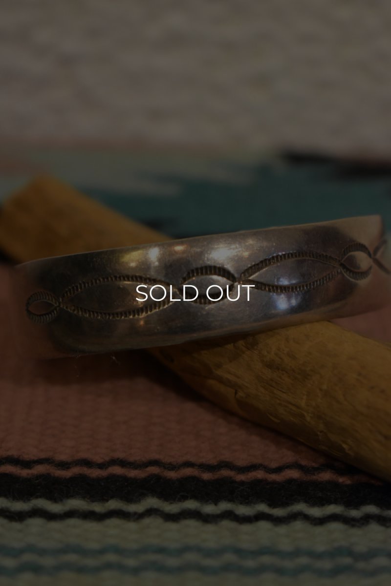画像3: Indian Jewelry Navajo silver bangle (3)