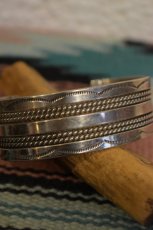 画像3: Indian Jewelry Navajo silver bangle (3)
